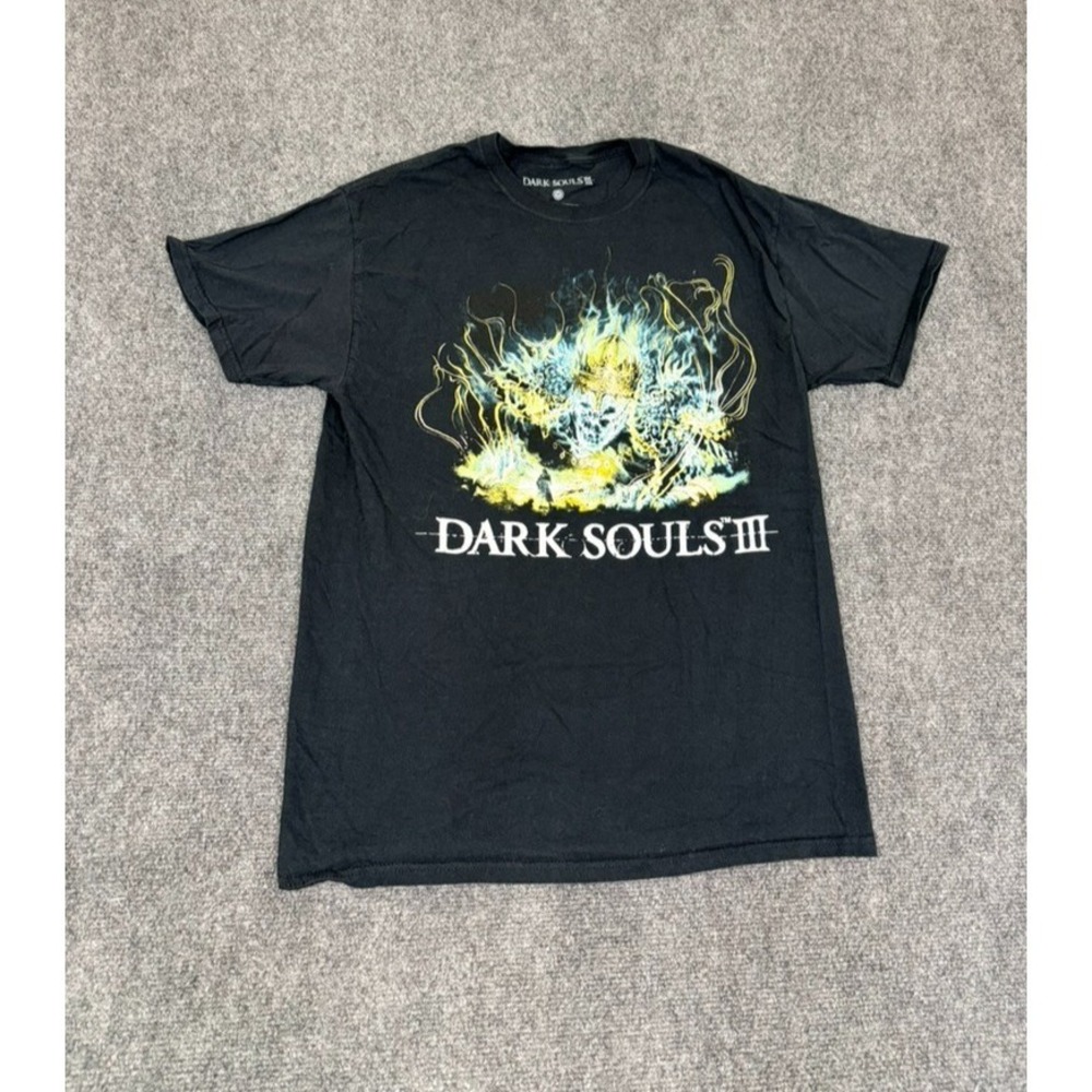 Dark Souls III 2020 Lootwear Exclusive Graphic Promo Black T-Shirt Size M